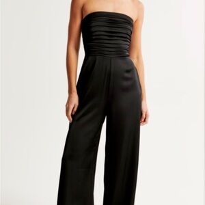 Abercrombie and Fitch Elegant Black Strapless Jumpsuit (New With Tags)!